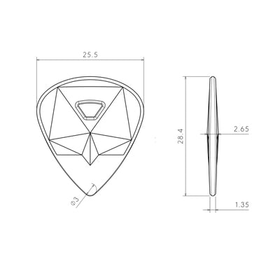 ROMBO EcoBlack Guitar Pick Sets ROMBO EcoBlack Guitar Pick Sets