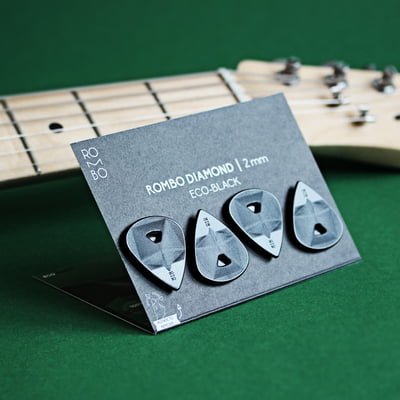 ROMBO EcoBlack Guitar Pick Sets ROMBO EcoBlack Guitar Pick Sets