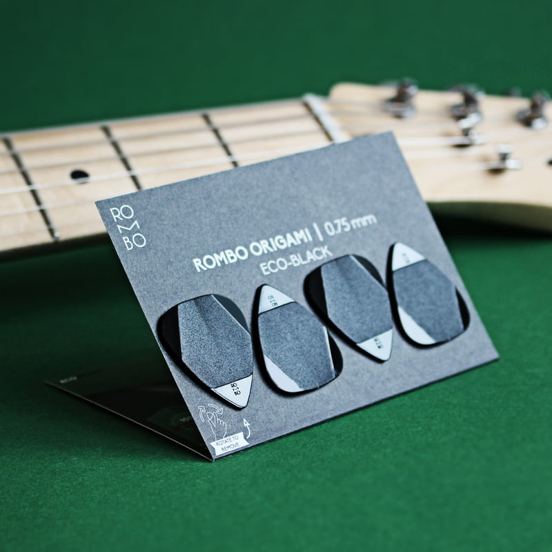 ROMBO EcoBlack Guitar Pick Sets ROMBO EcoBlack Guitar Pick Sets