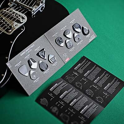 ROMBO Variety pack ECO Black Guitar Picks (12 picks)